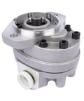 Getanye Hydraulic Gear Pump 7000311 Replacement for Bobcat S70 Skid Loader in silver metal, front view