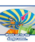 Two Brainteaser Marble Maze Challenges For Ages 5 to 9 Standard Edition with obstacle board funnel section and marble.