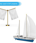 Sailboat with brass ball lamp finial M6x1 thread cap nuts set for furniture, lighting, and DIY, showcasing easy screw cap design.