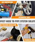 1/4 NPT Brass Hose Barb Fittings Male To Barbed Air Hose Connectors For Compressor Fuel Oil 2 Pack in various uses