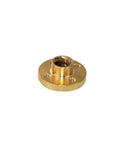Close-up of a brass nut for a 310mm Tr8x8 Lead Screw Nema 17 Integrated Linear Actuator Stepper Motor with External Brass Nut 1.5A 59oz-in for RepRap Prusa i3 3D Printers Z Axis CNC.
