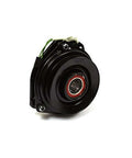 Front view of Briggs and Stratton 5023233SM Electric Clutch, black metal casing with wiring, used in outdoor power equipment.