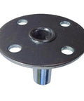 Broad Brimmed Top Hat Caster Socket For Seven Sixteenth Inch Caster Stem Set Of Four For Piano Furniture And Cabinets Fits Grip Ring Stems Up To One And Half Inches Long Easy To Install And Durable Replacement Part, metal construction, top view.