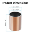 10 Pcs Sleeve Bearings 22mm Bore 25mm Outer Diameter 30mm Length Self Lubricating Oilless Bronze Brass Bushings with dimensions shown
