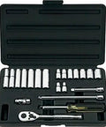Stanley 21-Piece 1/4" Drive SAE 6-Point Socket Set