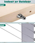 Beveled Washer 3/8 Inch 30 Degree Angled 316 Stainless Steel for Cable Railings used on wood and metal posts