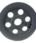 Efficient 7.75 inch dual groove cast iron pulley with a 1-1/8 inch bushing delivers reliable belt drive for B section 5L belts
