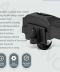 Side view of a Foot Caster And Caster Wheel Set For Plate Caster Replacement Compatible With 6 To 16 Gallon Wet Dry Vacuums and Ridgid Models