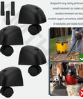 Heavy Duty Caster Wheels With Caster Foot Kit For Shop Vac A And B Cleaners Replacement Parts 8568000 8568009 8568010 8568011