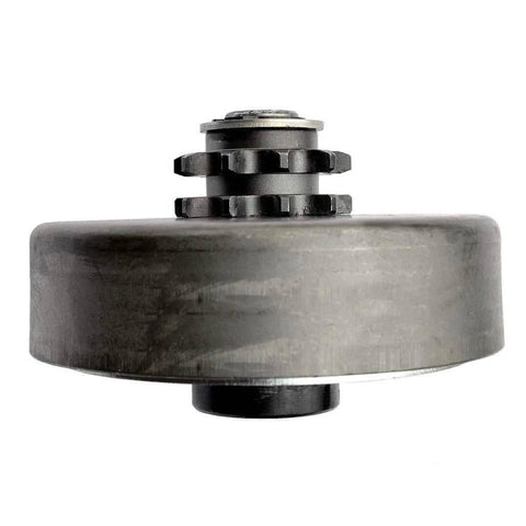 Side view of 12T, 3/4" Bore, Max Torque Centrifugal Clutch, #35, designed for small-drive systems like go-karts.