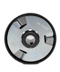 Front view of 12T, 3/4" Bore, Max Torque Centrifugal Clutch, #35 showing internal components and bore opening