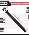 Foot/Pound Torque Limiting Extension Bar - Chrome Moly 1/2-Inch Drive 8-Inch Long Impact Grade Bar displayed with features.