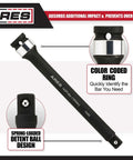 Foot/Pound Torque Limiting Extension Bar - Chrome Moly 1/2-Inch Drive 8-Inch Long Impact Grade Bar - Flex Action Prevents Over-Tightening - Color Coded for Easy Identification features, including color-coded ring and detent ball design.