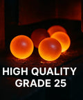 High-quality Grade 25 bearing balls with glossy finish, showcasing (25 Qty) 1/2" Inch (0.50") Precision Chrome Steel Bearing Balls G25.