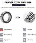 MR128-2RS Deep Groove Ball Bearings 8x12x3.5mm Double Rubber Sealed Chrome Steel, showcasing durability and resistance features