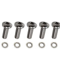 5PCS Screws Chrome Rear Disc Brake Rotor TORX Bolts Fit for Harley Davidson Touring Dyna Softail Sportster Street Glide