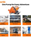 Cleartide Diaphragm Water Pump, 115V, 3.3 GPM, 50 PSI, Self-Priming 10FT, Self-Diagnosis & Dry-Run Protection, Built-In Pressure Switch