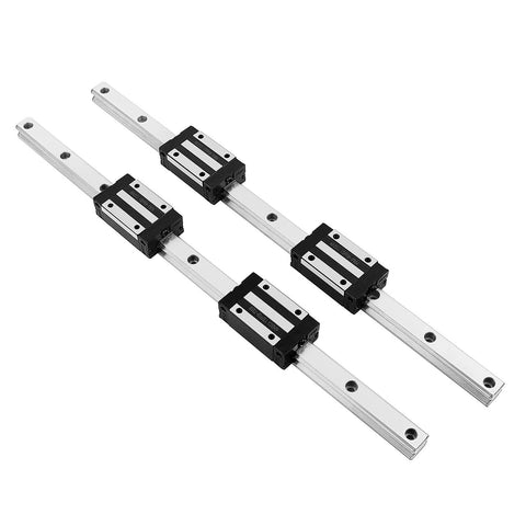 3 Pack 2 Pcs HGR15 HGH15 500mm Linear Sliding Rail Guide With 4 HGH15CA Carriages for DIY CNC Machine.