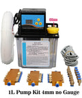 Automatic CNC Lubrication Pump System Kit 1L 4mm AC110V AC220V for Lathe and CNC Machine Tools with components displayed