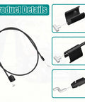 Restore precise mowing control with this premium control stop cable for 20 and 22 inch walk behind mowers, featuring connectors.