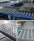 Conveyor systems using Six Pack Five Eighth Inch Nylon Roller Ball Transfer Bearing Casters With 360 Degree Swivel Wheels High Load Capacity Up To 22 Lbs.