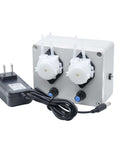 DC 12V Adjustable Peristaltic Liquid Dosing Pump,Dosing Head, 8-70 ml/min with Adapter for Chemicals, Liquids, Aquarium Lab Analytical EK1971