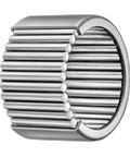 Shell Needle Roller Bearing delivers compact high load capacity and smooth rotation, chromium molybdenum steel, side view.