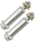 2 Deck Wheel Bolt Compatible with John Deere EZTrak Z365R Z375R Z425 Z435 Z445 GX21012, silver metal fasteners