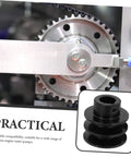 Idler Pulley for Gym Pulley Wheel Gas Engine Belt Sheave Double Installation in mechanical setup with double groove design