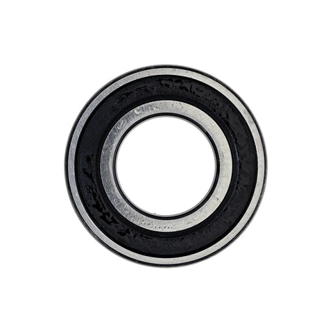 Pack of 10 double row angular contact bearings measuring 25 by 52 by 20.5 millimeters with 2RS seals front view