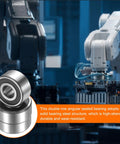 Double Row Sealed Angular Contact Ball Bearing 30x72x30.2mm 2 Pack Designed For Motors Pumps Gearboxes And Industrial Machinery