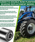 Double Row Planter Bearing 5203KYY2 Angular Contact HD Seal for John Deere Planters beside a tractor