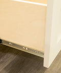 Side view of drawer with Eight By Seven Sixteenth Inch Truss Head Ball Bearing Drawer Slide Screw With Phillips Drive in use