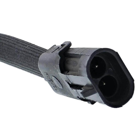 Close-up of two-pin electrical connector cable, part of Pto Clutch 1 7/16 Inches Id Counter Clockwise By Part Number X0752 Am104238 Magtjd8cu1