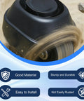 Close-up of 2 Pack Foot Caster and Caster Wheel Kit 12388 and 12293 showing smooth rolling bearings in motion on durable plastic