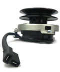 Side view of Electric Clutch Replacement for Craftsman174509, 140923 with pulley and wiring harness visible