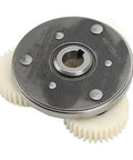 Front view of 36T nylon gear in an Electric Motor Gear Clutch Kit, High-Torque Planetary Gear Replacement with steel components.