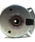 Front view of Electric PTO Clutch for 2006 Country Clipper Jazee SR100, SR105, SR200, SR300 with high-temp bearing and billet pulley