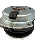 Electric PTO Clutch & Wire Harness for 2012 Cub Cadet LTX1046KW, 13WF91AT010 - front view of clutch with metal casing and pulley