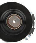 Front view of Electric Pto Clutch-Warner 5218-6 [ste][255-419] showing pulley and installation components