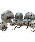 Versatile 24V DC Electromagnetic Holding Brakes, various sizes, ideal for forklifts, delivering 0.5 to 120N holding force.