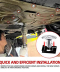 Installing Engine Splash Shield Hardware Kit 14 Piece Set with Lower Cover Pins Screws and Clips Aluminum Alloy on car