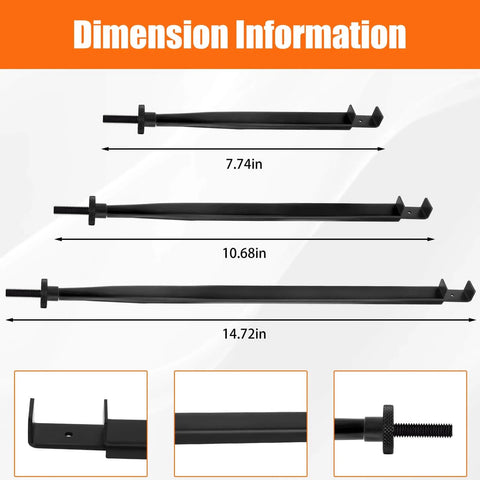 Extension Clamp Wrench Extender Tool Premium Extension Clamp And Wrench Extender For Vise Grips Pipe Vise Wrench And Hose Clamp Multi Tools Tri Pack dimensions