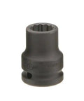 Genius Tools Single 1/2" Drive 10mm 12-Point Impact Socket