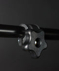 Five Sixteenth Inch Internal Threaded Clamping Knob for T Track Jigs and Fixtures, plastic star knob securing rod, side view