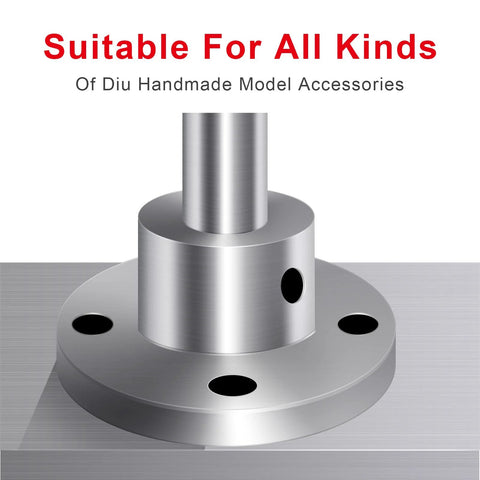 Two-Pack 6mm bore flange shaft couplings with 10mm OD and 22mm base securely join parallel shafts in DIY RC motors, assembled view