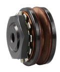 Side view of Torque limiter, friction type torque, TL200-2 TL250-1 Safety clutch TLC350, metal construction for overload protection