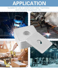 Durable galvanized square plate washers distribute load and reinforce fastenings for outdoor, construction use in various settings.