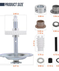 Replacement Gear And Sprocket Kit For Chamberlain Sears Craftsman LiftMaster 41C4220A product dimensions and components