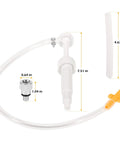 Lower Unit Gear Lube Fill Pump Set with Metric Adapter for Used with 32 oz Quart Bottles, Compatible with All Mercury Mariner Outboards Sterndrive Outdrives Lower Units